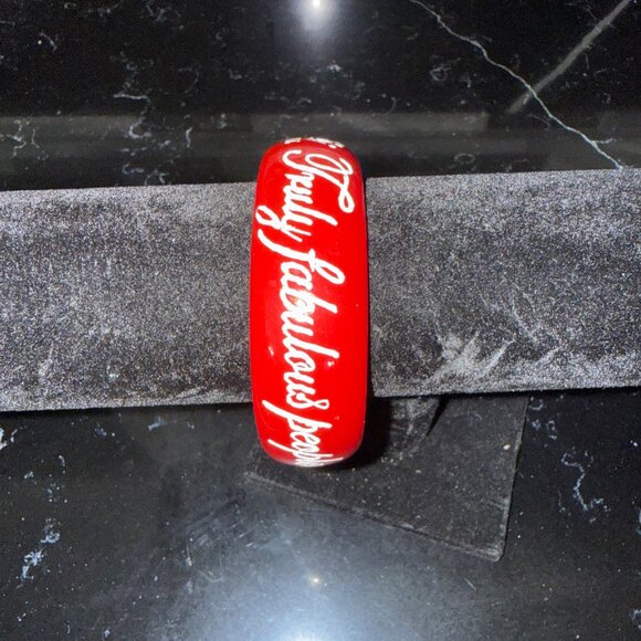 Jessica Kagan Cushman Red Truly Fabulous People Never Get Dressed Before Lunch - Picture 1 of 4